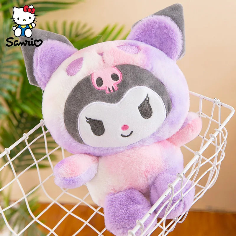 Kawaii Sanrio Plush Toy 25CM Anime Dolls Kuromi Cinnamoroll Stuffed Animal Children's Toys Hello Kitty My Melody Plushies Gifts