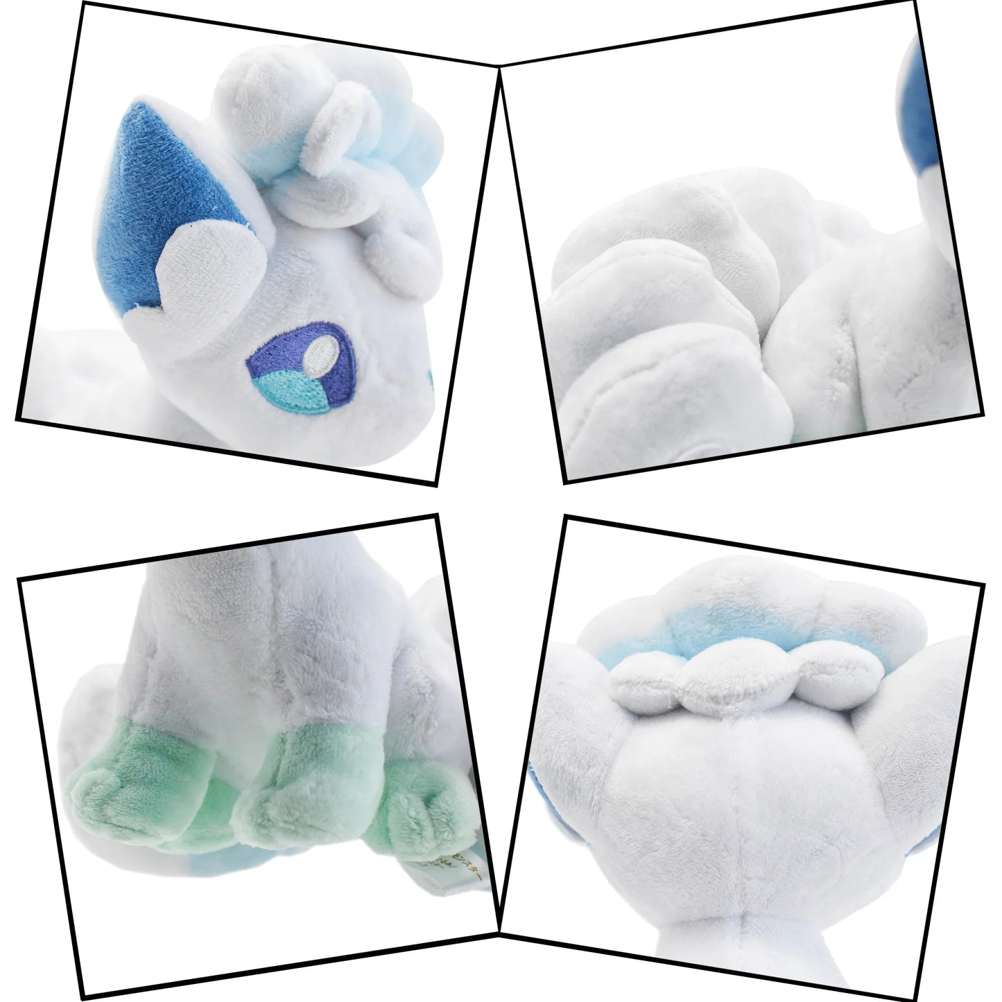 Pokemon Alolan Vulpix Plush Doll Soft Anime Animal Toy Cartoon Birthday Gift for Kids