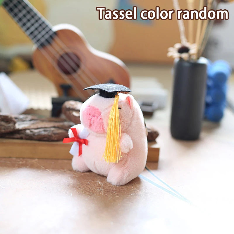 Cute Plush Dr Capibala Doll Pendant Exquisite Capybara Stuffed Toy Fashion Women Bag Pendant Car Hangings Ornament Keyring