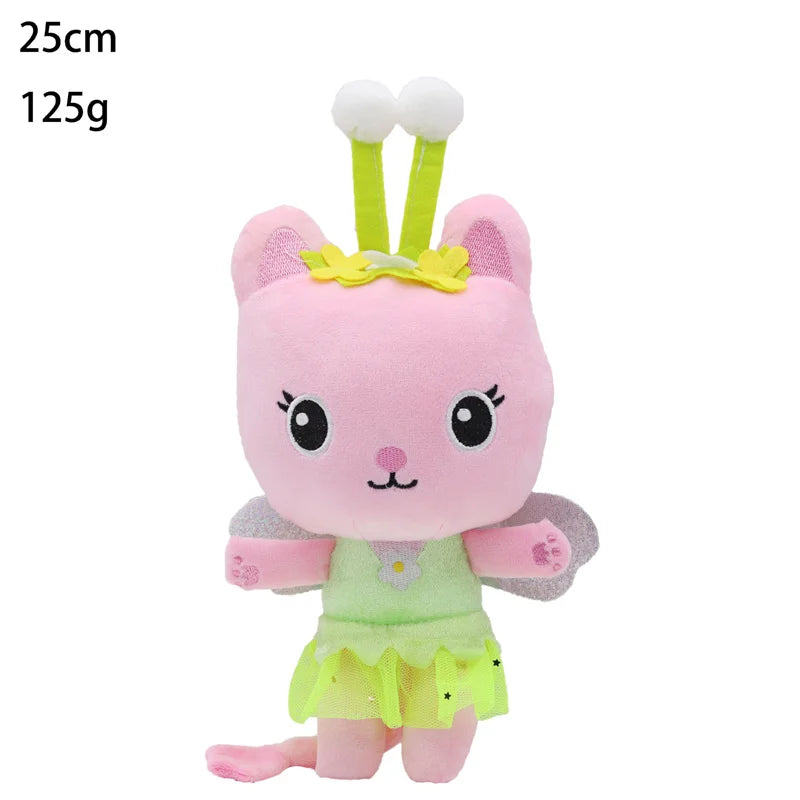 Newest 8 Stlyes Gabby Dollhouse Plush Toy Mercat Cartoon Stuffed Animals Mermaid Cat Plushie Doll Kids Birthday Christams Gifts