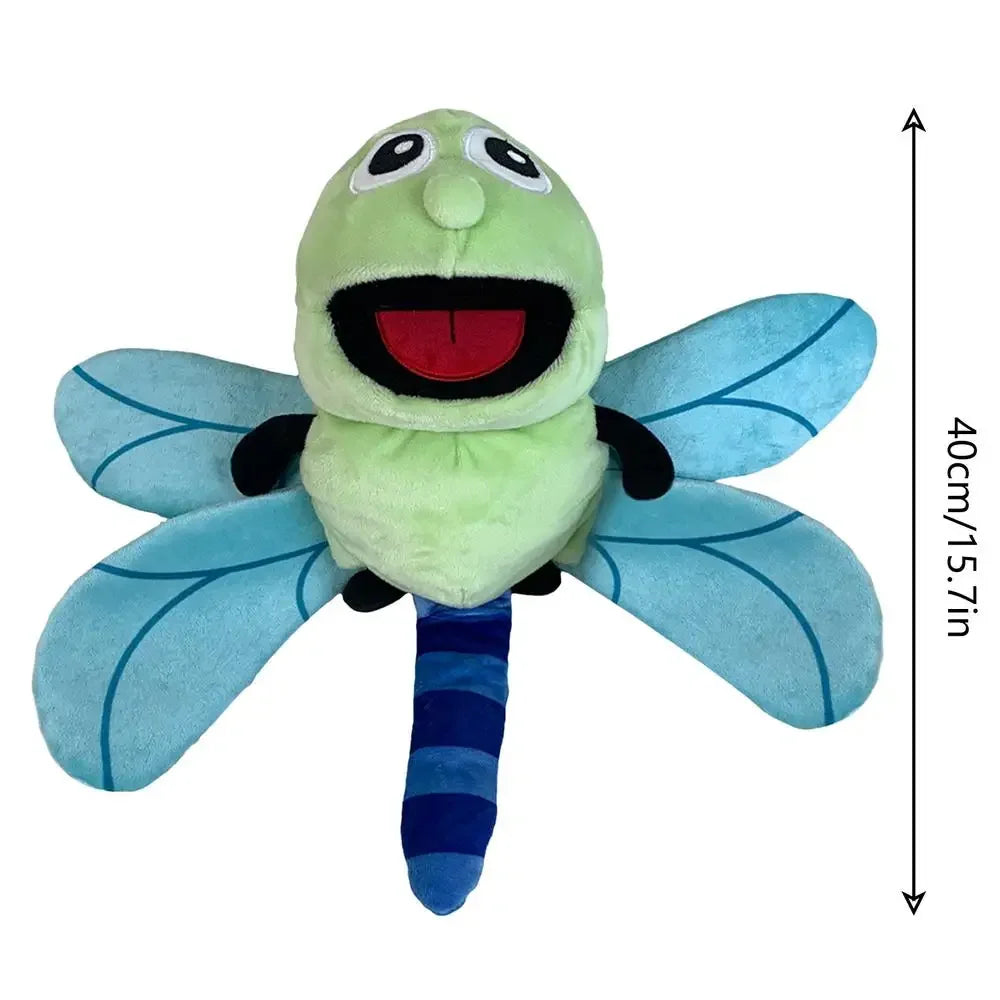 Hand Puppets Kids Toys Plush Insects Animal Caterpillar Ladybug Hand Puppets Doll Family Storytelling Role-playing Finger Toys