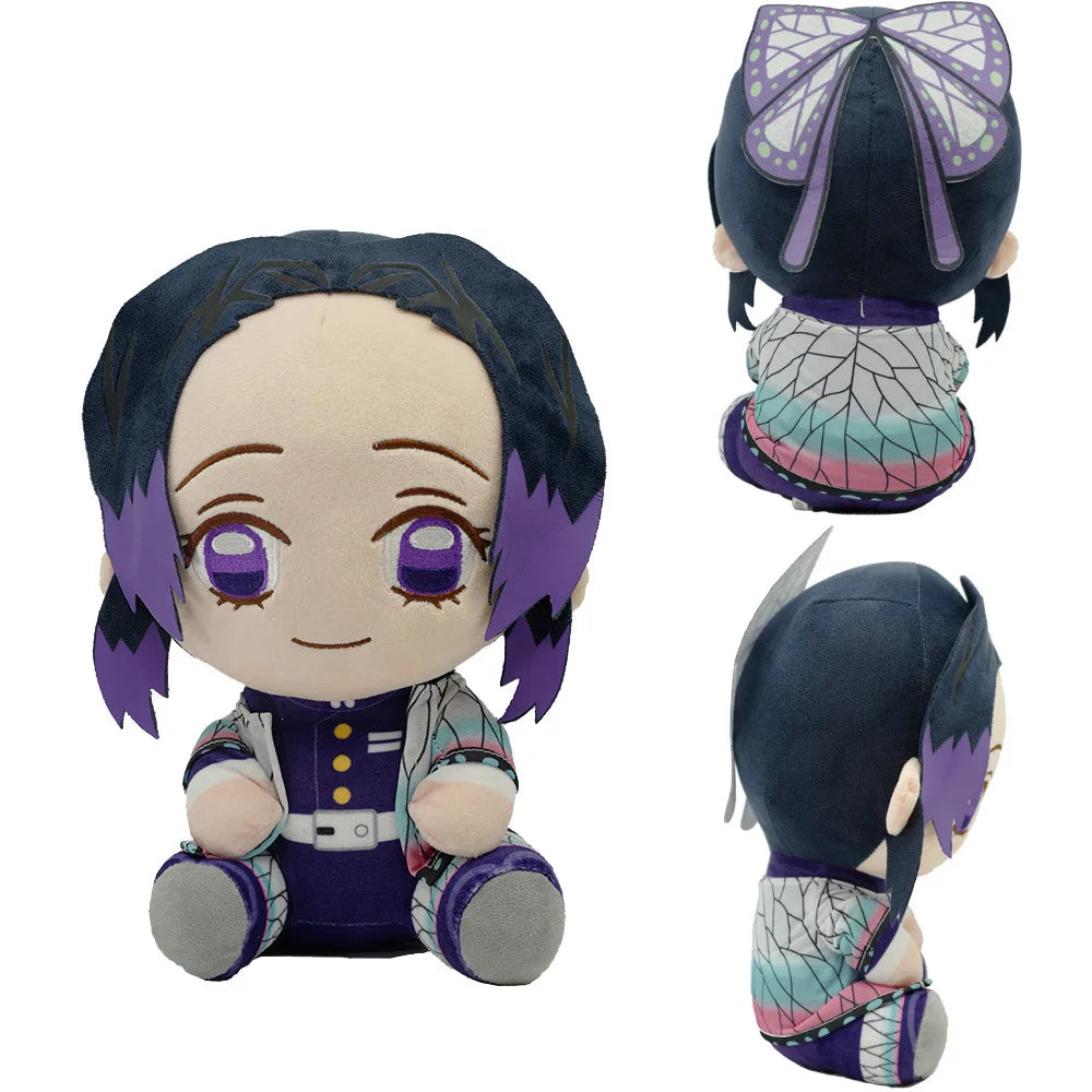 New 20cm Japan Anime Demon Slayer Tomioka Giyu Kamado Tanjirou Kamado Nezuko Agatsuma Zenitsu Plush Toys Doll Peluche Women Gift