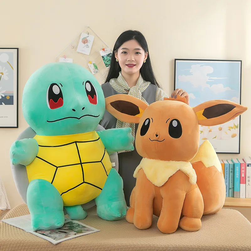 40cm Large Size Pokemon Plush Toy Snorlax Beast Cartoon Pikachu Plushies Cloth Doll Children's Gift