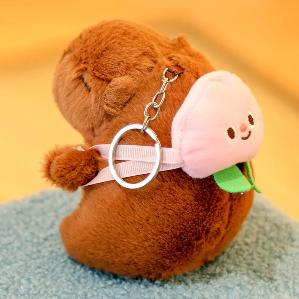 Gift Multicolor Capybara Pendant Capybara Plush Plush Capybara Accessories Birthday Gift Cloth Doll Birthday Gift