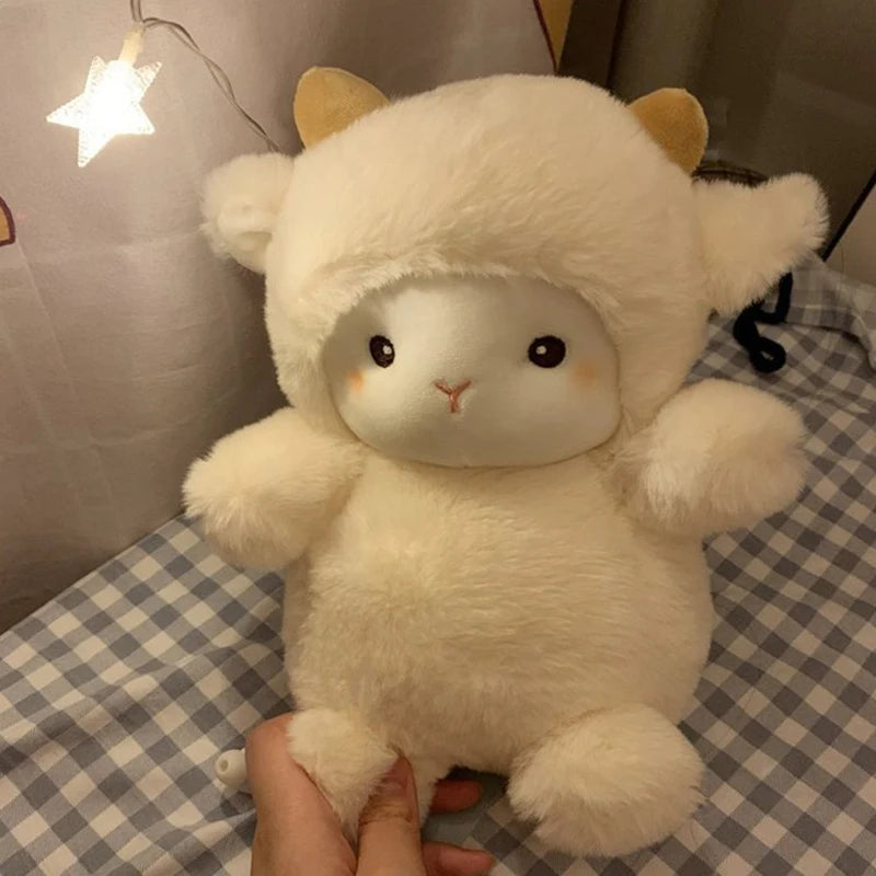 25CM Super Cute Sheep Plush Dolls Kawaii Rabbit  Alpaca Toys Stuffed Soft Animal Pillow Birthday Wedding Party Throw Toys