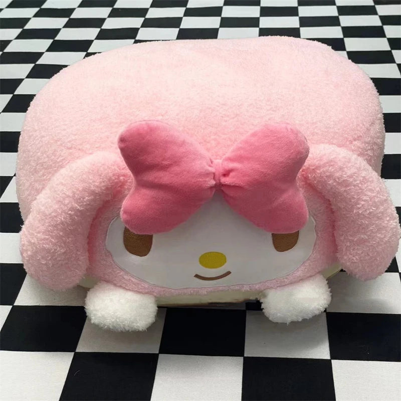 Japanese Style Pochacco My Melody Plushies Soft Hangyodon Cinnamoroll Kuromi Stuffed Sitting Cushion Tatami Girly Home Decor