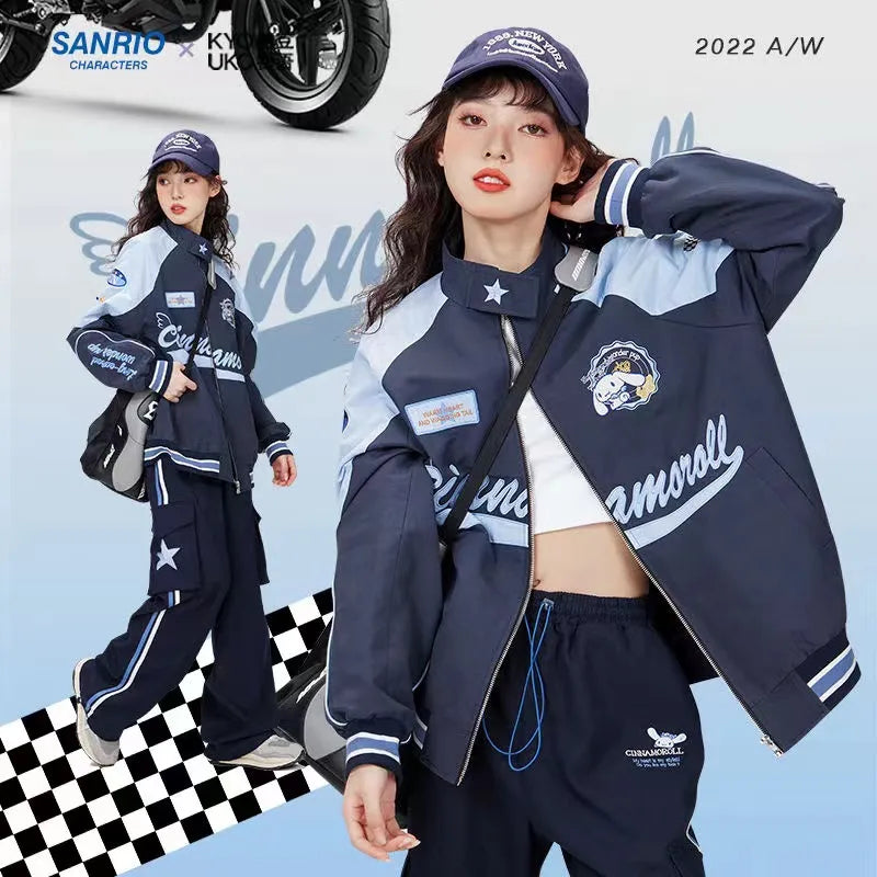 Sanrio Y2K Cinnamoroll Racer Jacket - Plushy Mart