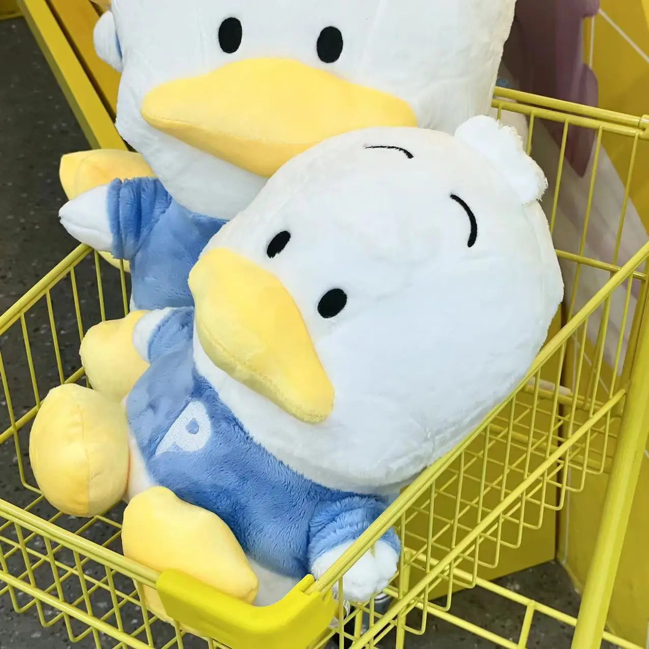 Sanrio Pekkle Plush Toys Pekkle Blanket Back Cushion Stuffed Doll Anime Duck Plushies Sanrio Doll Pillow Xmas Girl Baby Gifts