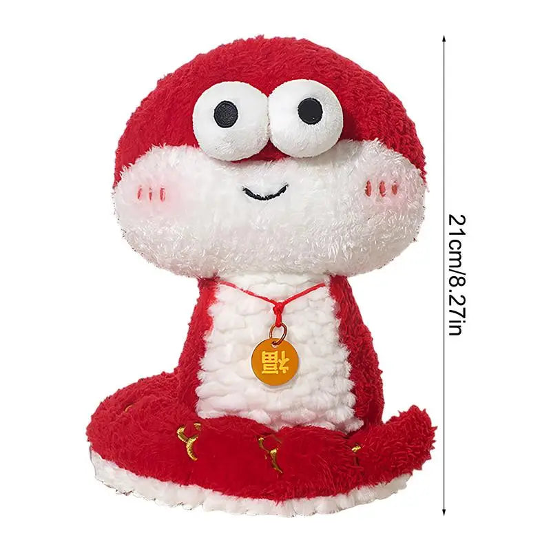 Year Of Snake Plush Mascots Cute Snake Year Mascot Doll Chinese Snake Toy 2025 Chinese New Year Snake Decorations New Year Snake