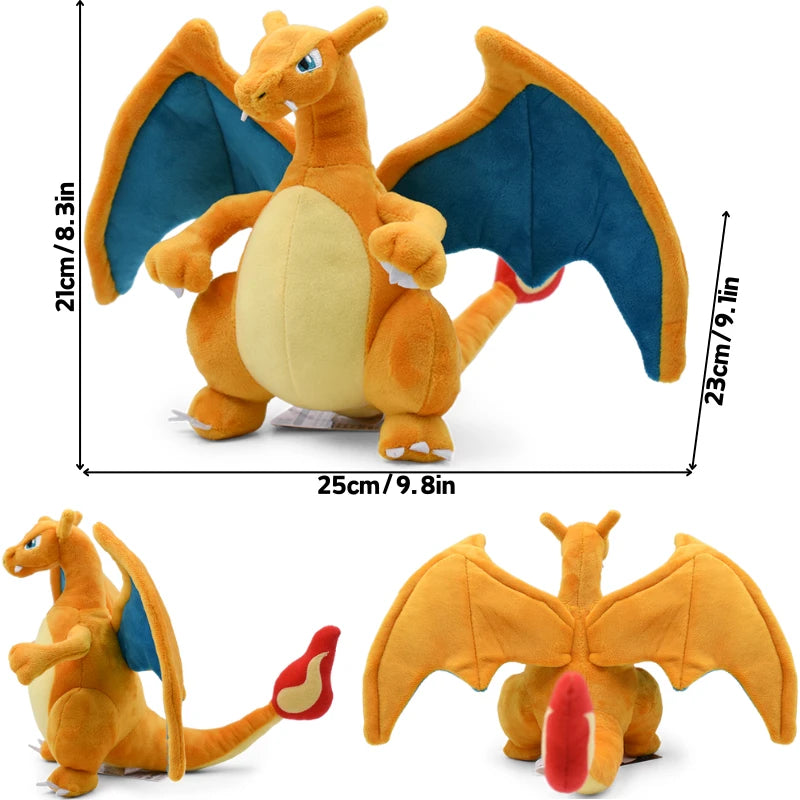 Pokemon Charizard X Y Kawaii Anime Soft Plush Toys Cute Gigantamax Charizard Cool Stuffed Animals Peluche Dolls Birthday Gifts