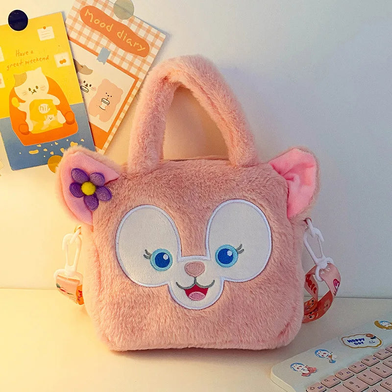 20cm Japanese Style Sanrio Plush Bag Cartoon Hand-held Children's Small Bag Cute Doll Girl Pendant Doll Bag Birthday Gift