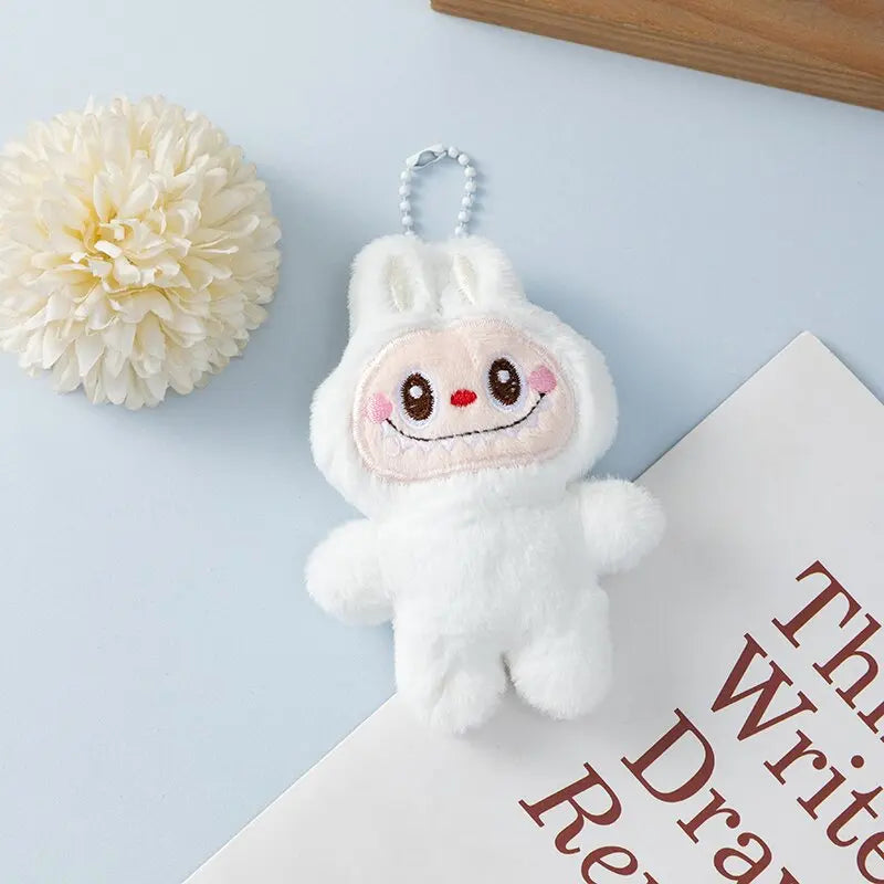 Labubu Cute Doll Pendant Plush Toys Soft Kawaii Stuffed Toy Backpack Accessories Plush Doll Birthday Gift