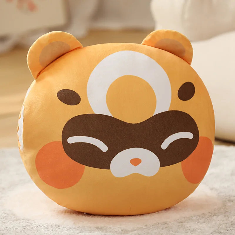 Kawaii Genshin Slime Pillow Genshin Impact Plush Cushion Cute Anime Game Stuffed Original God Cosplay Fans Peluche for Kid Gift