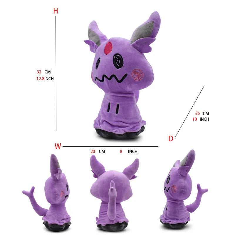 9 Styles Pokemon Plush Toys Mimikyu Cos Umbreon Eevee Sylveon Espeon Vaporeon Leafeon Anime Stuffed Cartoon Peluche Doll 12 Inch