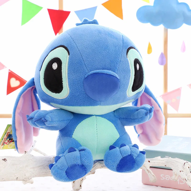 Big Size Hot Disney Plush Blue Pink Stitch Plush Dolls Anime Toys Disney Lilo and Stitch Stich Plush Stuffed Toy Xmas Kid Gifts