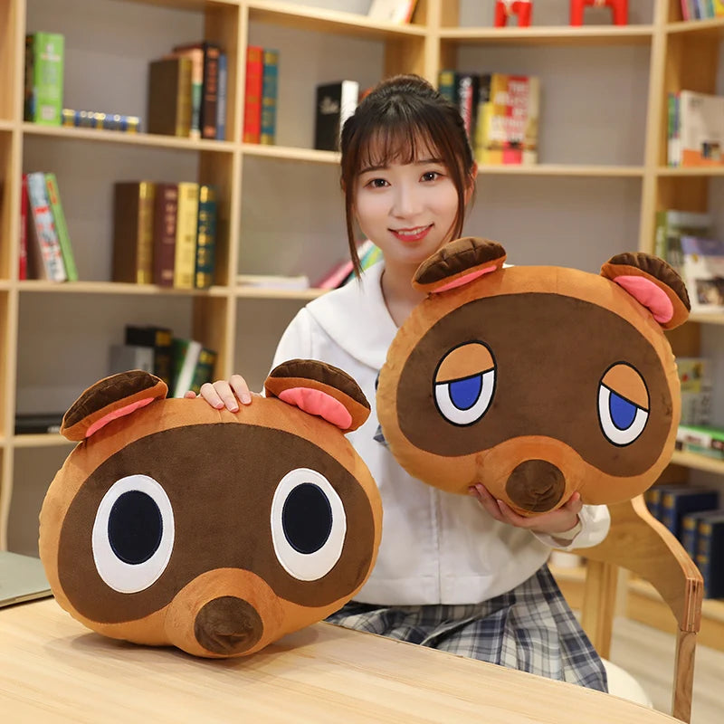 Lovely Animal Crossing Plush Pillow Doubutsu No Mori Cofa Cushion Tom Nook Foxes Stuffed Doll Girl Gifts Birthday Day