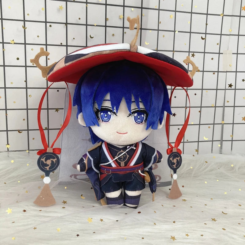 Fast Delivery 20cm Genshin Impact Ayato Sayu Doll Stuffed Anime Plush Toy Kazuha Yae Miko Scaramouche Cosplay Props Plushies