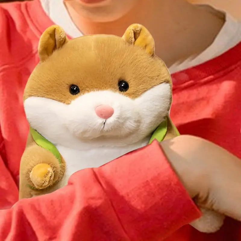 Stuffed Hamster Cute Hamster Plush Doll Cartoon Stuffed Plush Toy Parties Supplies Home Decoration Sleeping Soothing Toys For