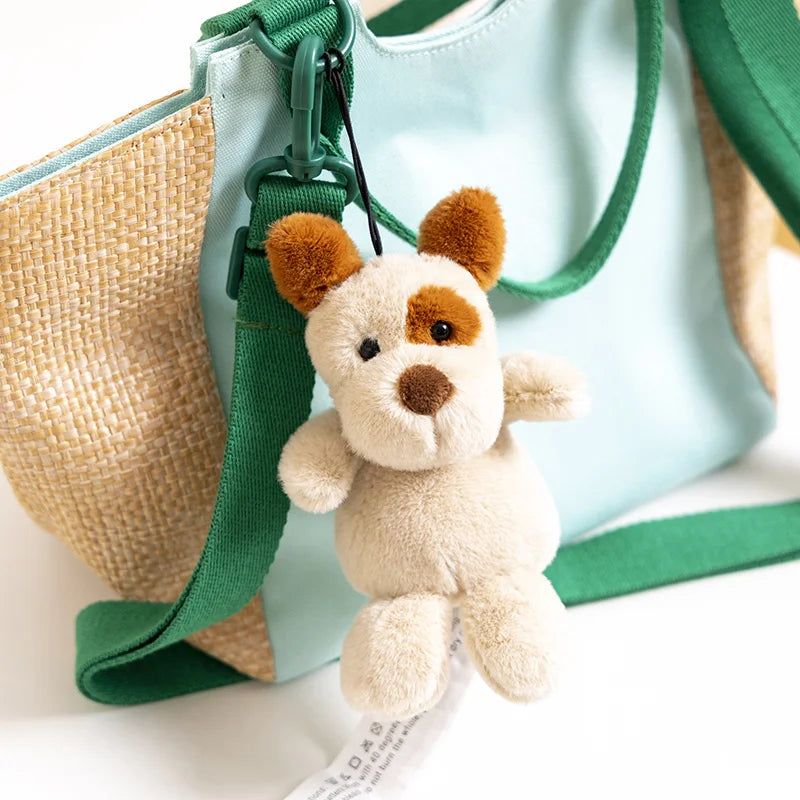 1pc Funny Cute Soft Stuffed Animals Dog Dolls Pendant Plush Lovely Puppy Toys Keychain Bag Pendant Elegant Gift For Kids