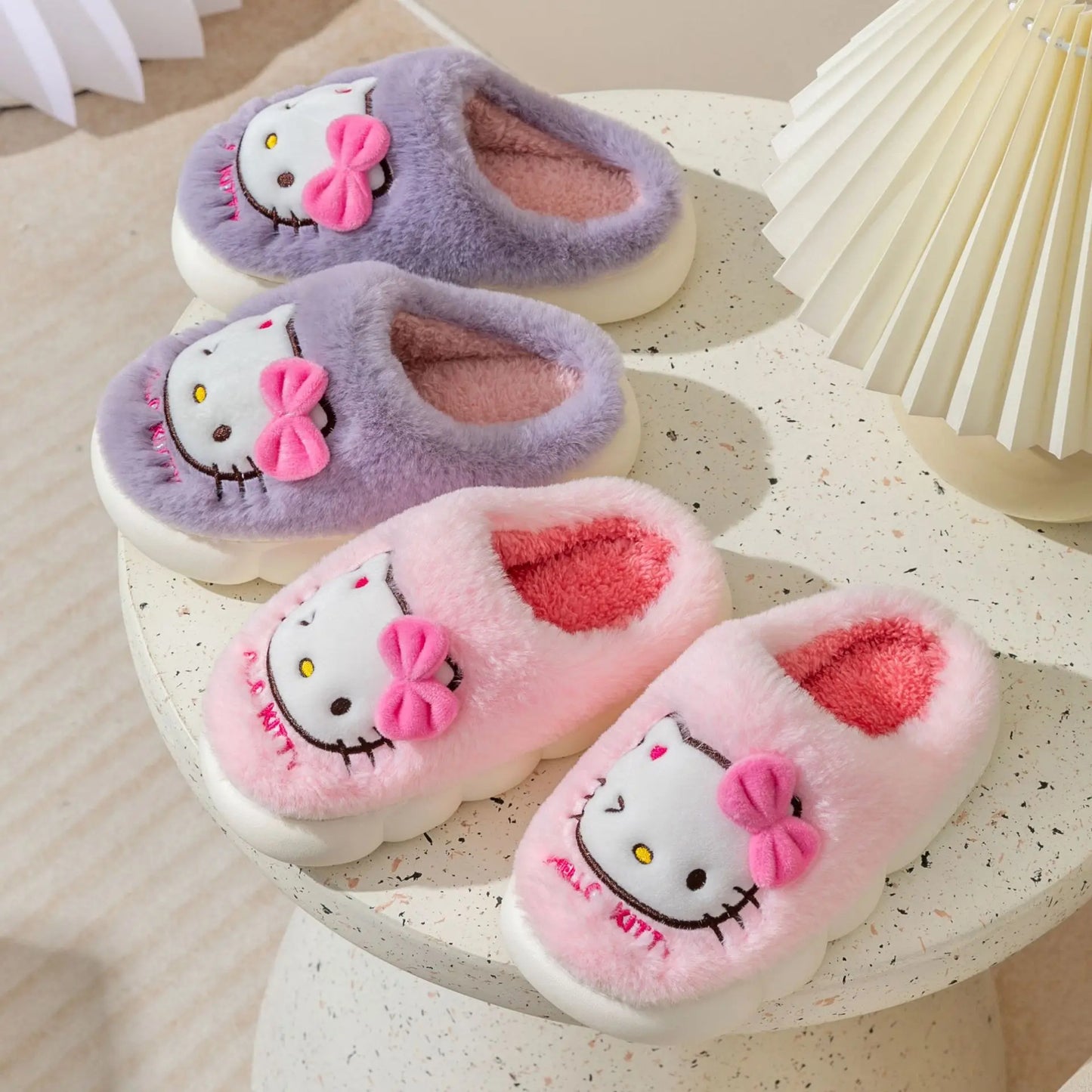 Kawaii Sanrio Hello Kitty Slippers - Plushy Mart