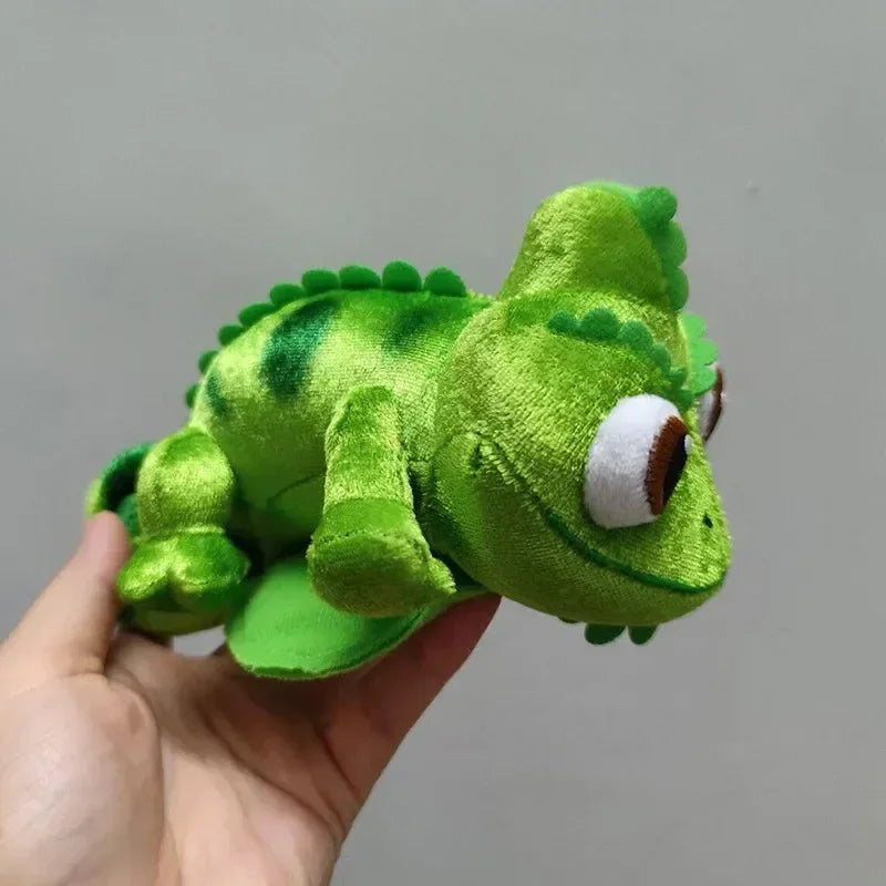 Disney Pascal Rapunzel Chameleon Plush Dolls 15cm Pascal Stuffed Animals Plush Doll Pascal Rapunzel Shoulder Plush Toys Kids Gif