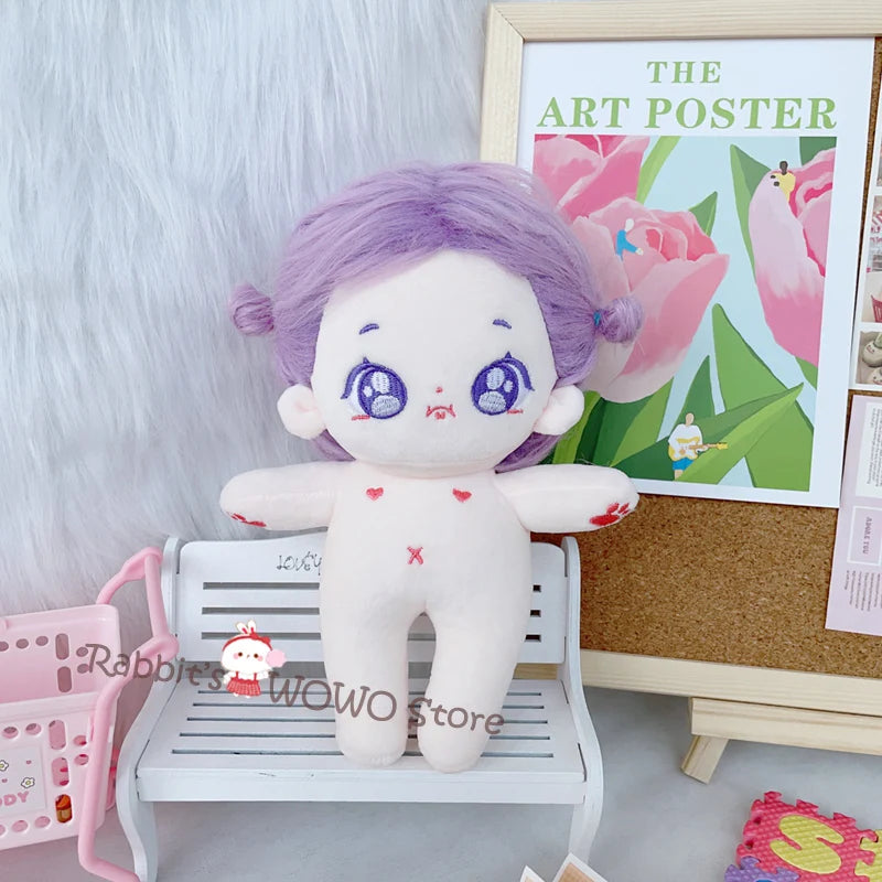 20cm IDol Doll Plush Star Dolls Cute Stuffed Dressing Figure Toys Cotton Doll Plushies Toys Fans Collection Gift Children Gifts