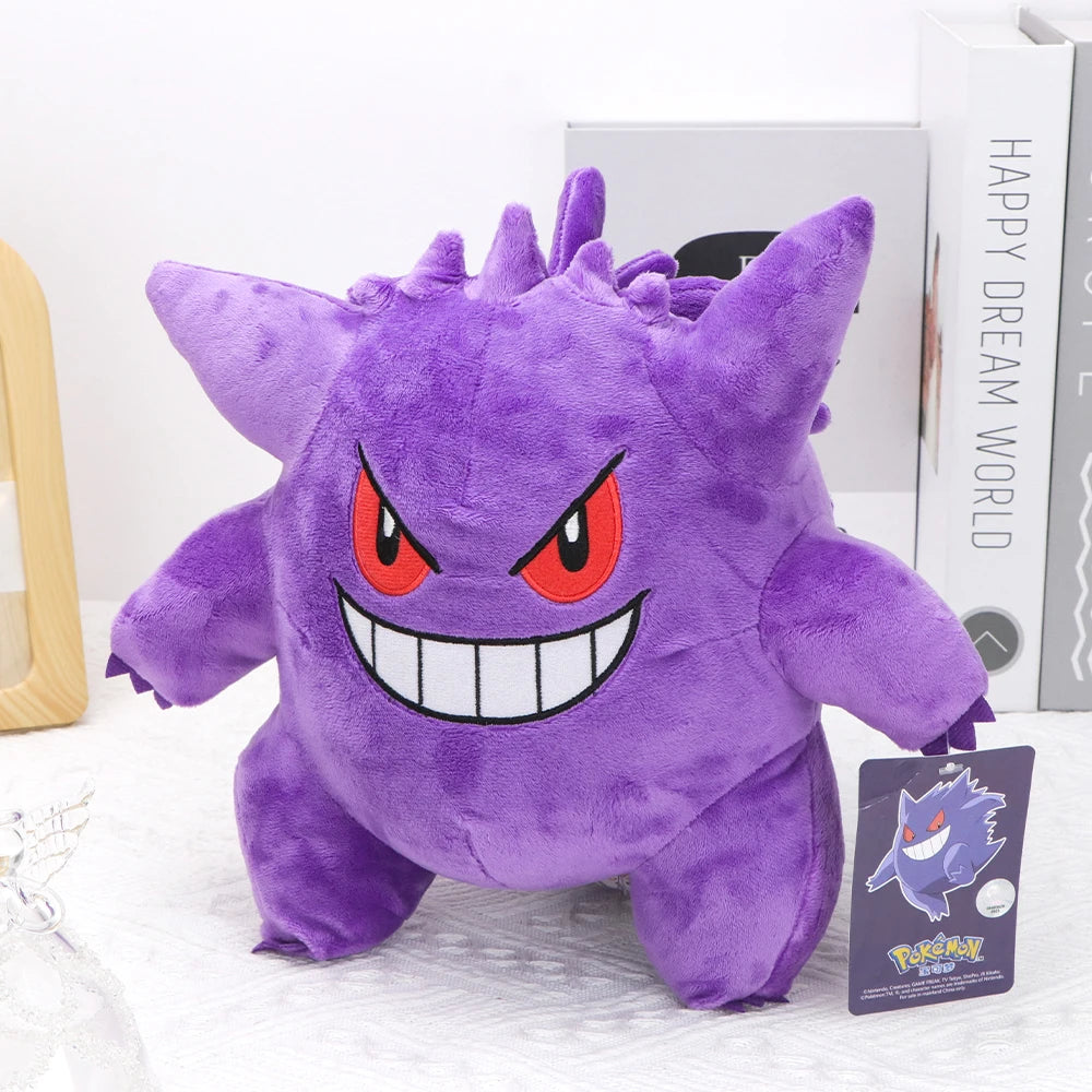 Gengar Shiny Plush Toy Peluche Dolls Psyduck Stuffed Figure for Kids Gift Stuffed Collection Doll