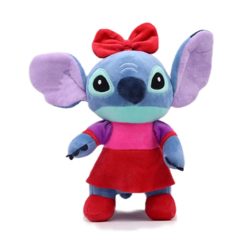 Disney Cartoon Blue Pink Stitch Plush Dolls Anime Toys Lilo and Stitch Stich Plush Stuffed Toys Christmas Gifts for Kids