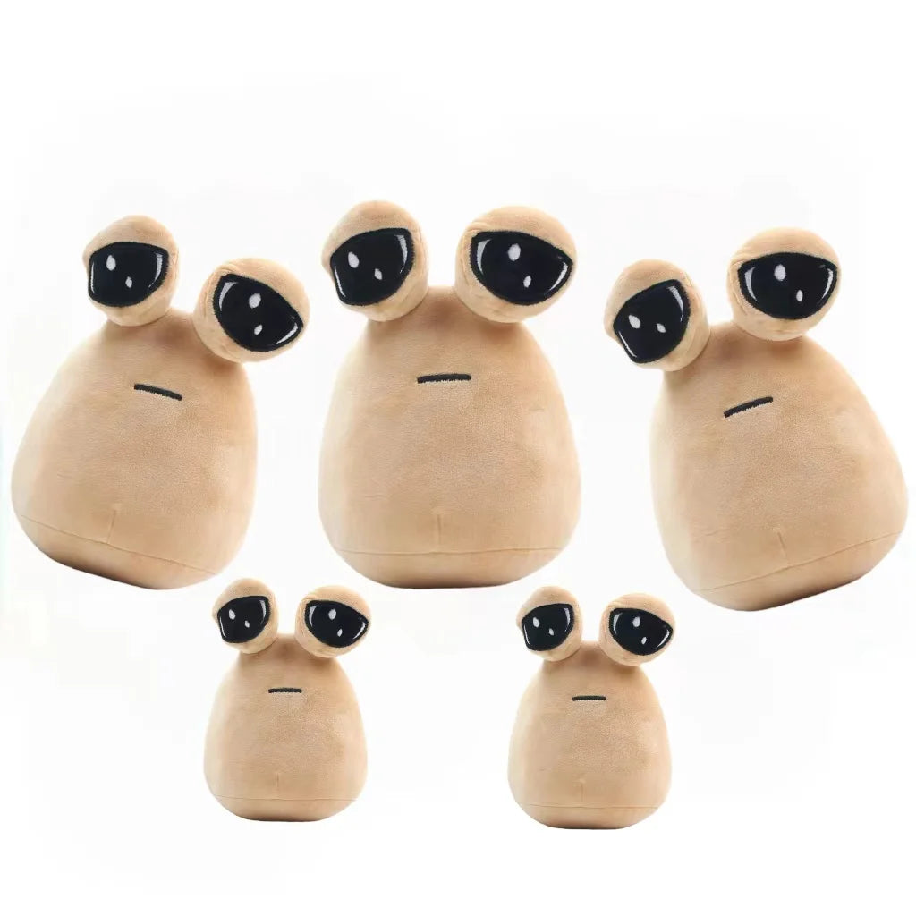 New Hot Game My Pet Alien Pou Plush Toy Furdiburb Emotion Alien Plushie 22Cm Stuffed Pillow Children Birthday Xmas Gif