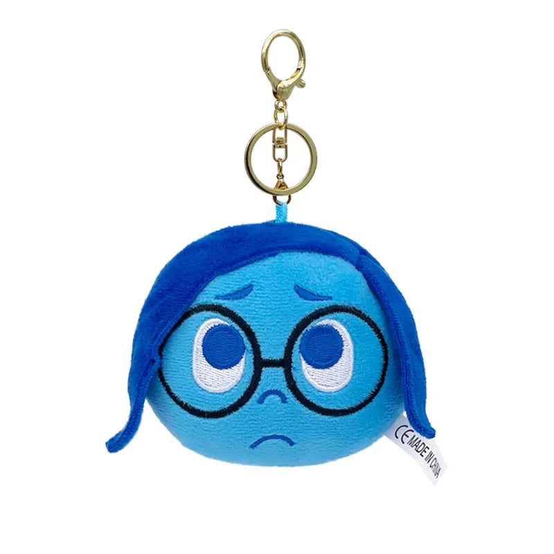 Animation Character Plush Keychain Sadness Fear Joy Doll Inside Out 2 Children's Birthday Christmas Gift Series Toys