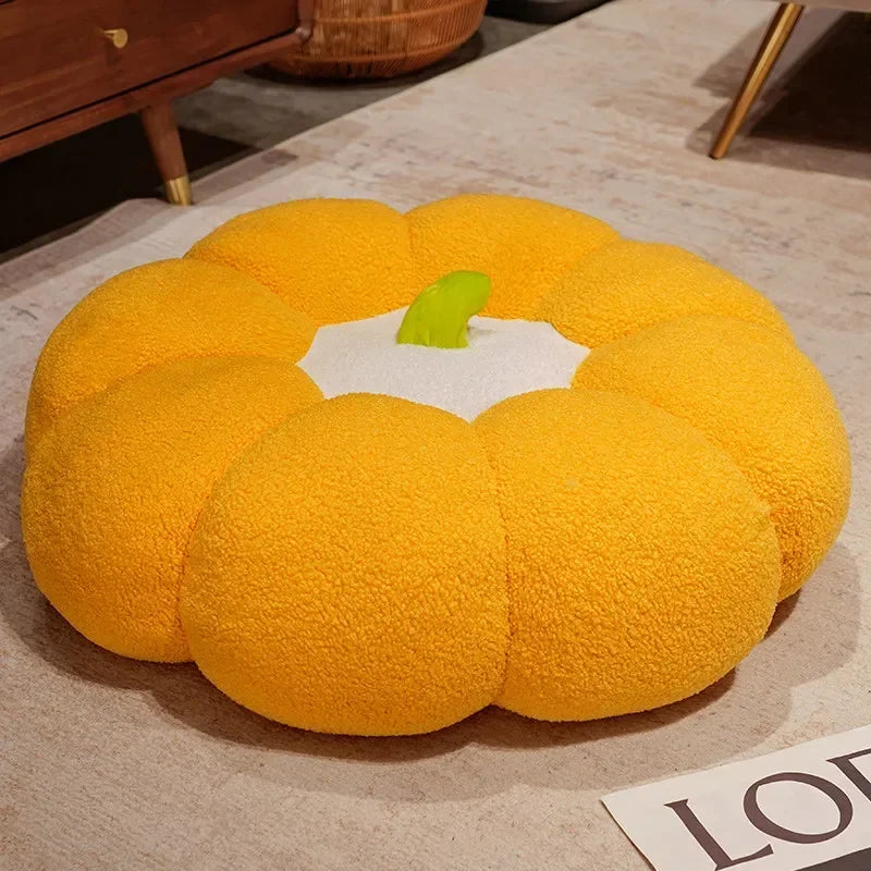 45-70cm Kawaii Ins Plush Plants Pillow Pumpkin Futon Super Soft Fruits Pumpkin Toys Kids  Stuffed Cushion Nice Gift