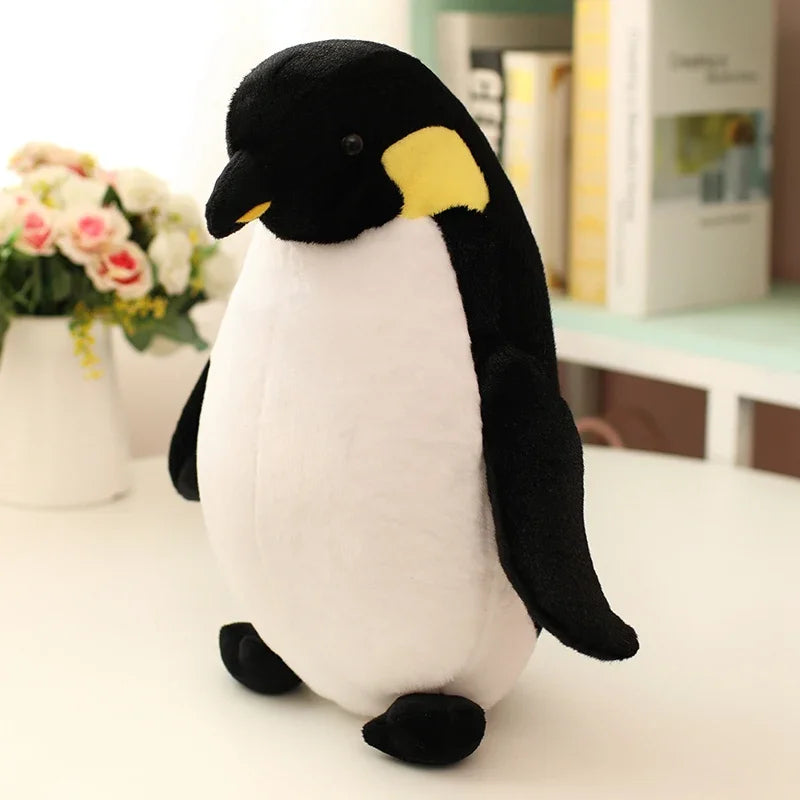 Cute Fluffy Simulation Plush Toy Kawaii Penguin Peluche Real Life Animal Doll Home Decoration Children Kids Birthday Gifts