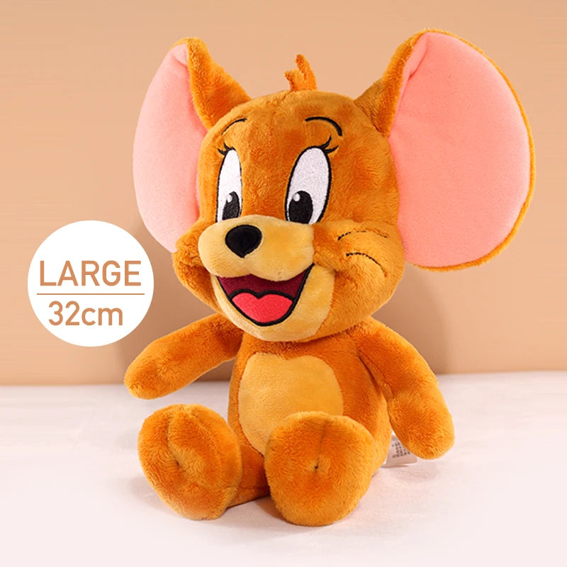 Tom And Jerry Plush Toy Cartoon Movie Cat Tuffy Nibbles Mouse Plushies Stuffed Animals Soap Action Figure Studio Doll Toys