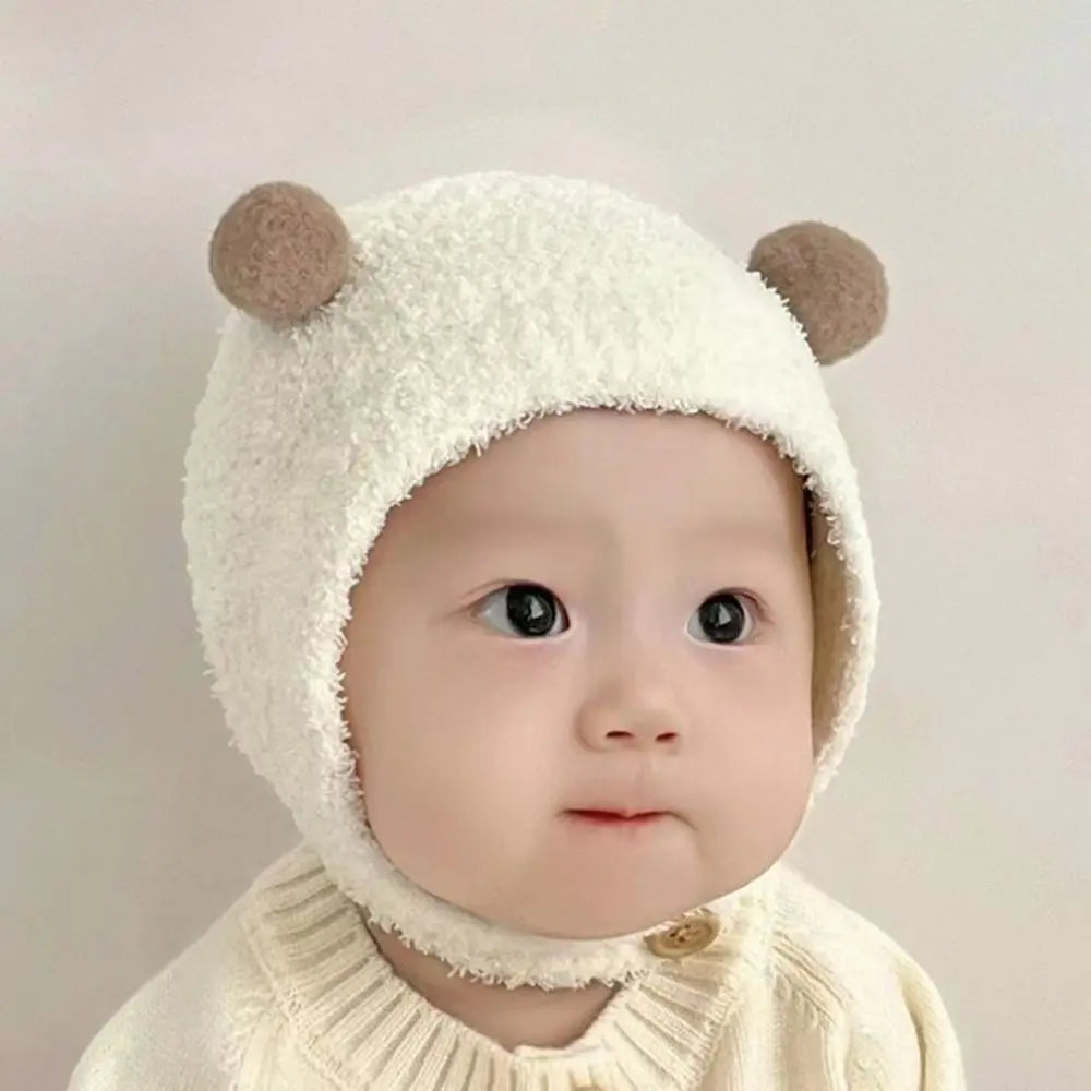 Plush Hat Warm Autumn Winter Hats Hip Hop Soft Warmer Bonnet Pullover Cap Skullies Cap Newborn Cap Newborn Toddler