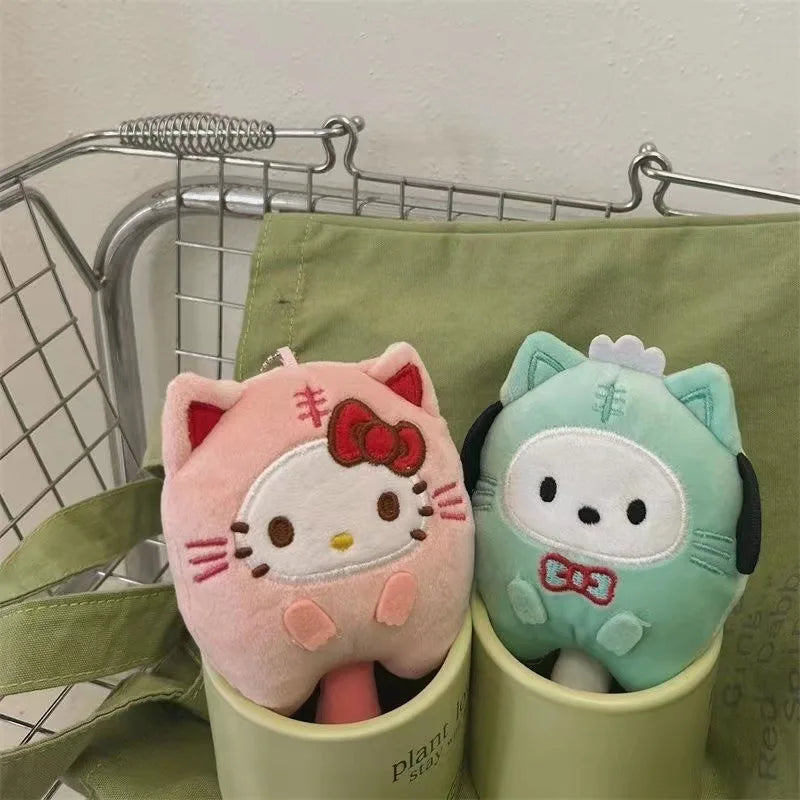 Sanrio Cross-Dressing Cat Keychain - Plushy Mart