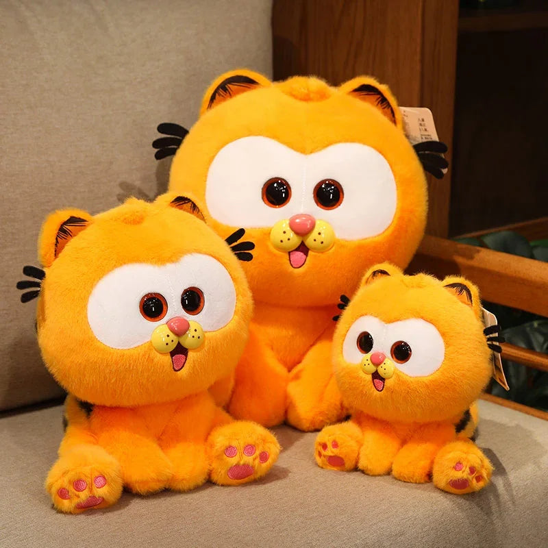 Garfield Plush Lazy Cat Stuffed Doll Anime Kitty Toys Bag Pendant Cute backpack Decor Keychain Xmas Birthday Gifts For Kids