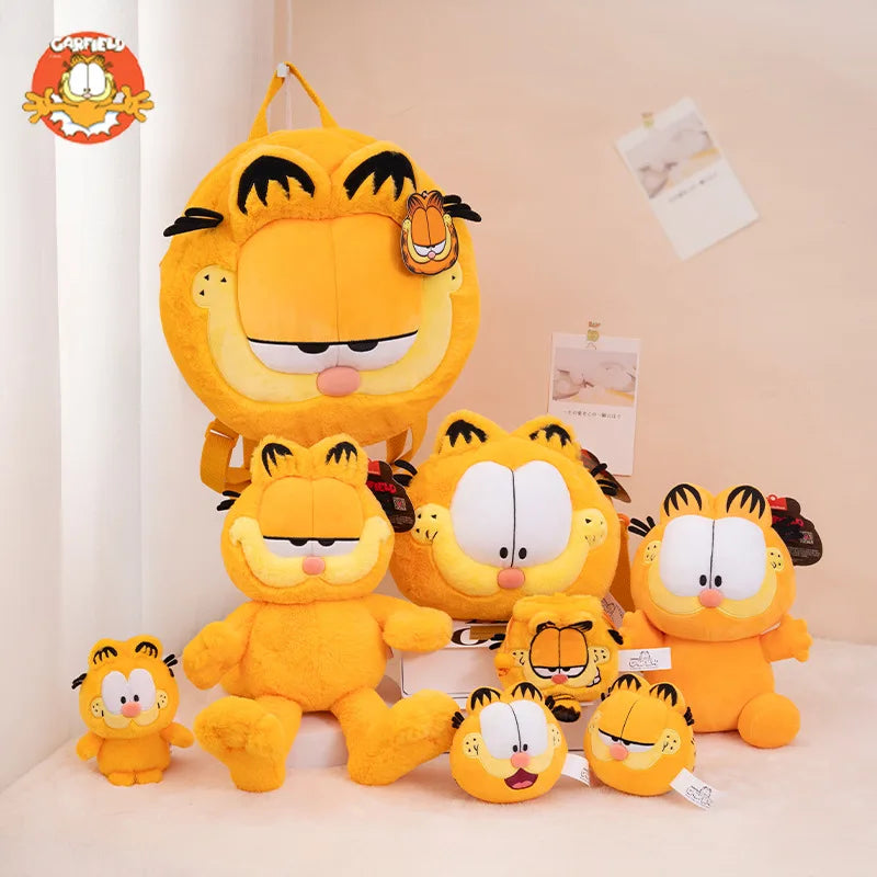 New GARFIELD Original Plush Doll Odie Peluche Toy Cartoon Cat Plushie Keychain Collectible Christmas Stuffed Shoulder Bag Gift