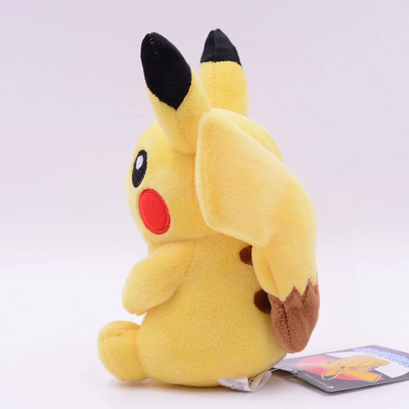 20CM Pikachu Plush Doll Pokemon Plush Toy Cute Cartoon Animal Peluche Gift for Kids