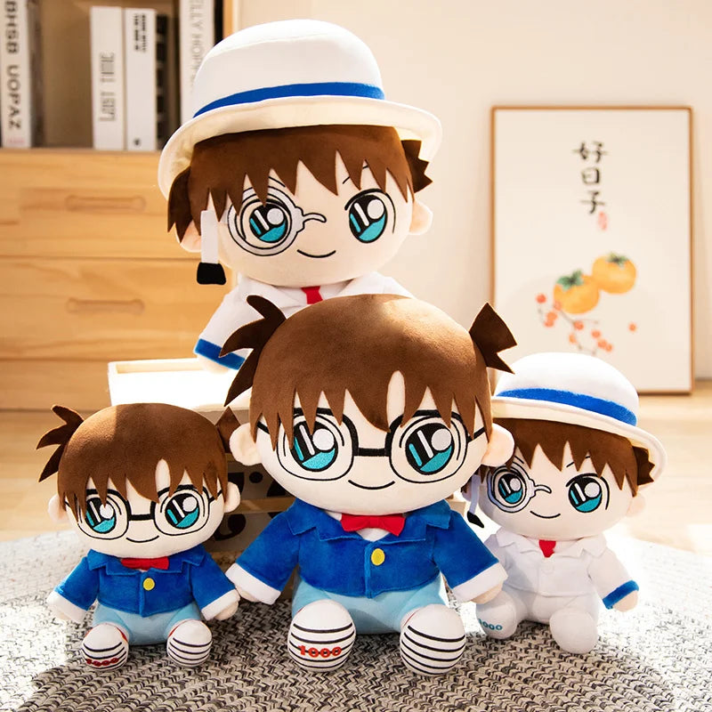 Cartoon Anime Detective Conan Plush Stuffed Toy Doll Cosplay Decoration Ornament Cute Baby Child Girlfriend Birthday Gift