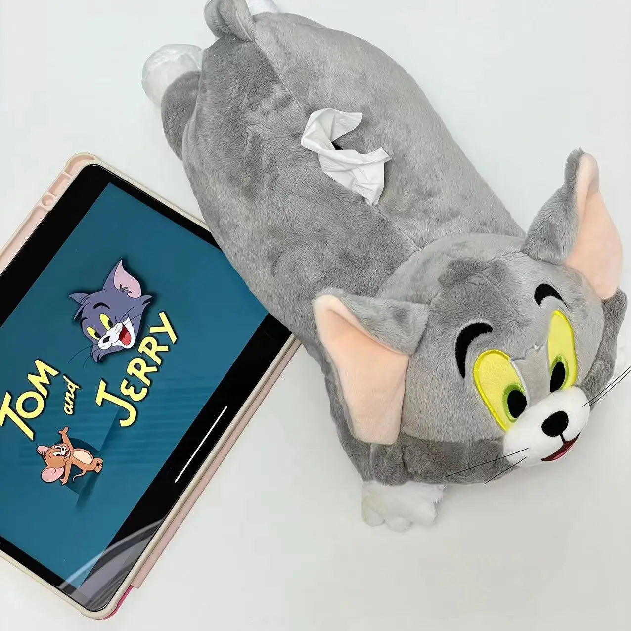 HQ Tom And Jerry Plush Toy Cartoon Movie Cat Tuffy Nibbles Mouse Tom Plushies Stuffed Tom And Jerry Pillow Blanket Kid Gift