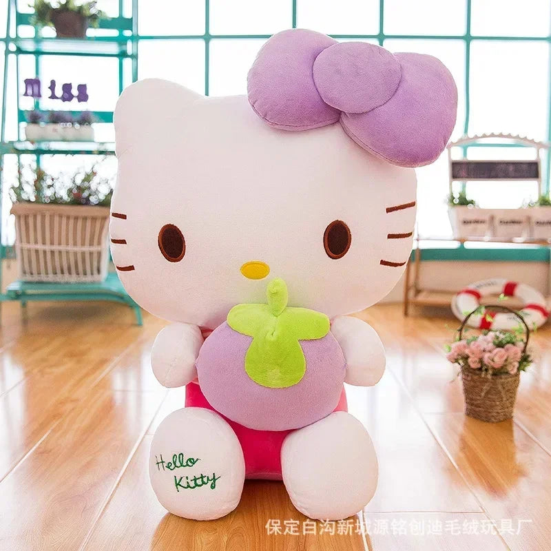 Kawaii Sanrio Anime Plush Stuffed Animal Hello Kitty Doll Plushies Cartoon Rag Girls Children Christmas Gift Peluche