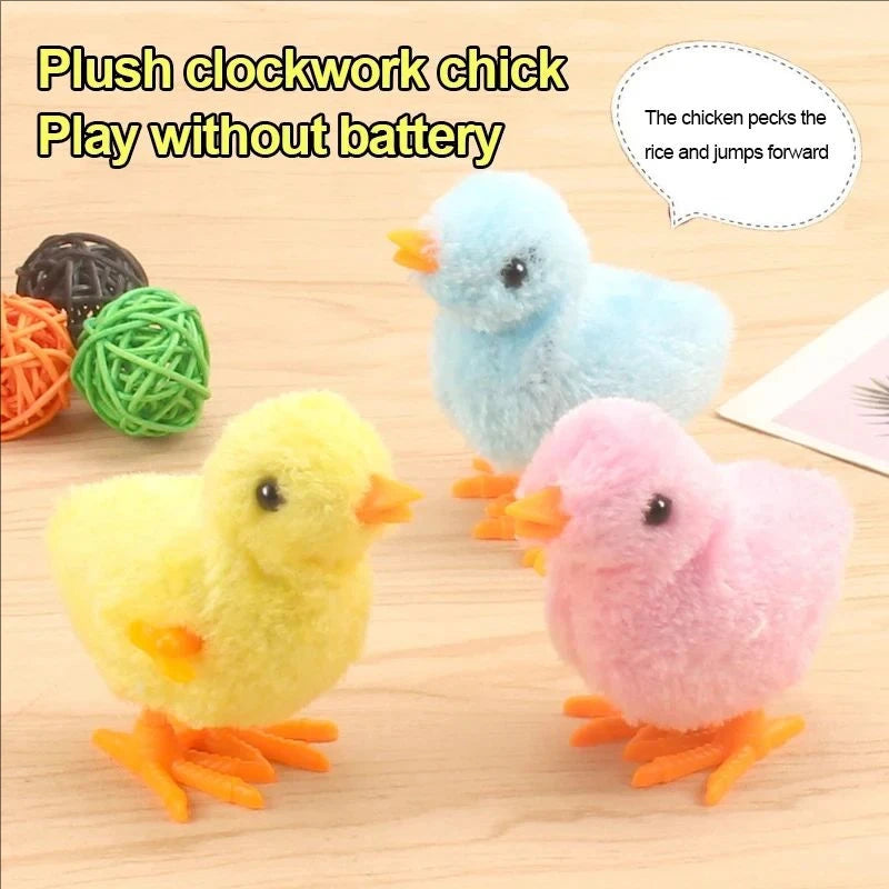 1PC Children's Toy Plush Doll Colorful Chicken Plush Doll Automatic Walking Chicken Doll Children's Gift Teasing Cat Toy