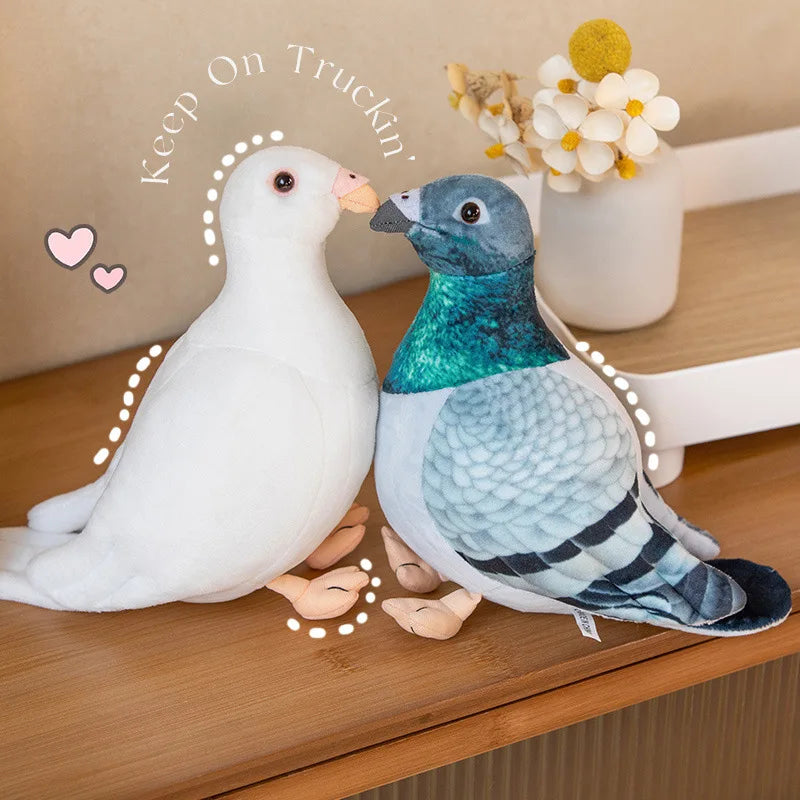 Simulation Pigeon Plush Toy Cartoon Birds Peace Dove Doll Doll Children Doll Gift Wholesale