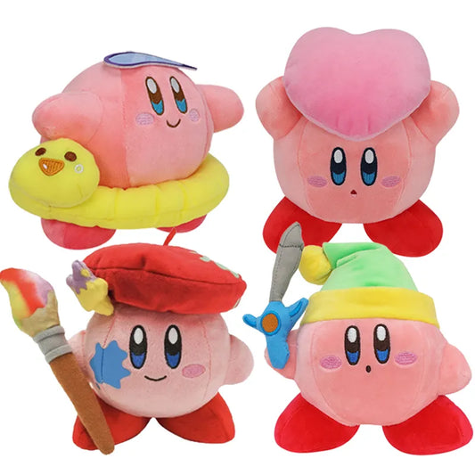 Kawaii Anime Star Kirby Sword Kirby Stuffed Peluche Plush