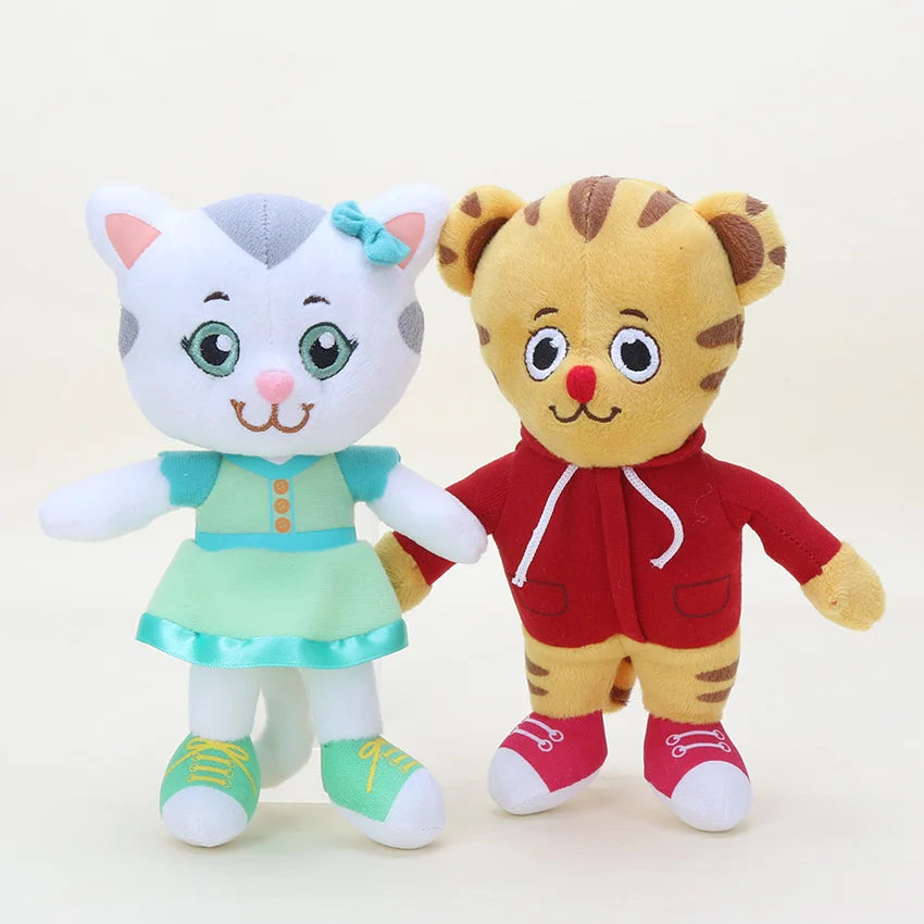 20/30cm Daniel Tiger's Neighborhood Plush Dolls Soft Stuffed Toys Cute Kitty Cat Tiger Daniel Plush Toy Doll Kids Cute Pillow