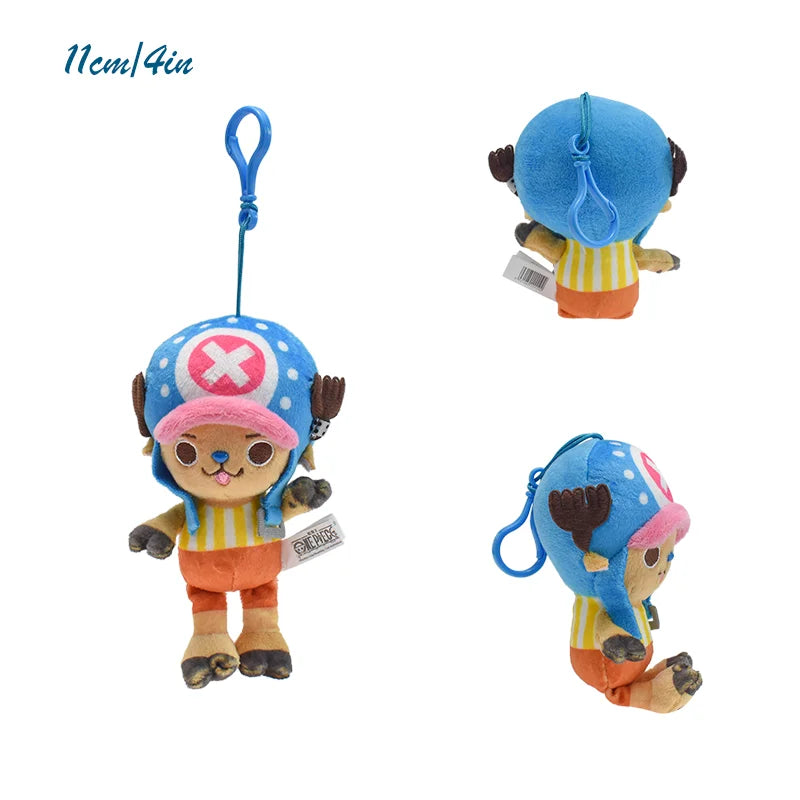 Original One Piece Plush ToysTony Tony Chopper Monkey D Luffy Vinsmoke Sanji Anime Stuffed Sabo Anime Peluche Doll Pendants Gift