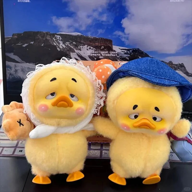 2024 Upsetduck Cute Duck Series Plush Doll Blind Box Toys Kawaii Action Figure Model Dolls Mystery Box Toys Surprise Gifts Girl