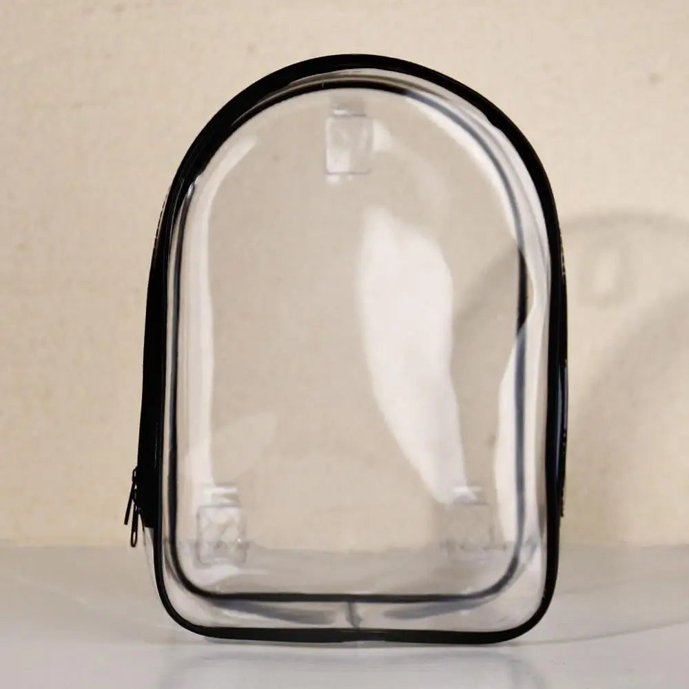 Small Doll Storage Bag Outdoor Doll Bag Waterproof Portable Carrying Case PVC Clear Doll Display Bag for 20cm Doll