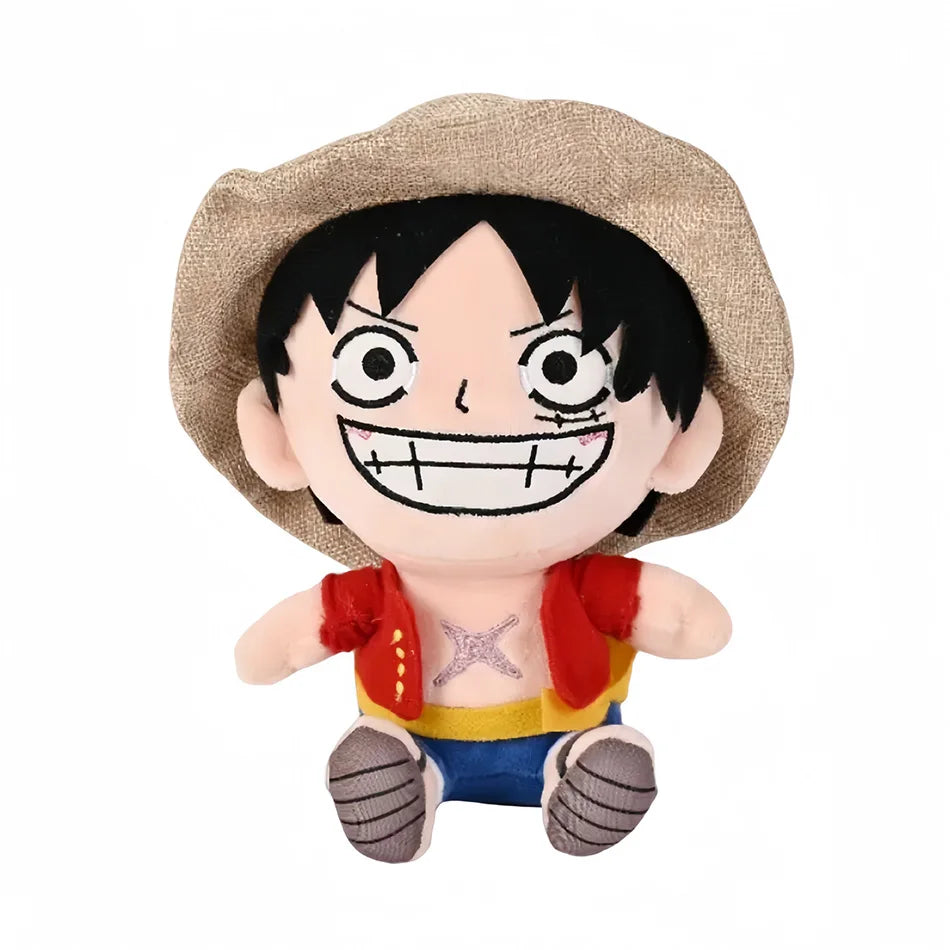 Japanese Anime 25cm One Piece Original Plush Toys CartoonFigure Luffy Chopper Ace Roronoa Zoro Cute Stuffed Doll Kids Xmas Gifts