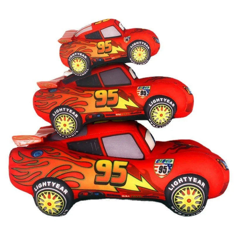 2024 New 17/25/35cm Disney Car Toy Lightning Mcqueen Plush Toy Cute Cartoon Car Plush Toy Boys And Girls Birthday Gift